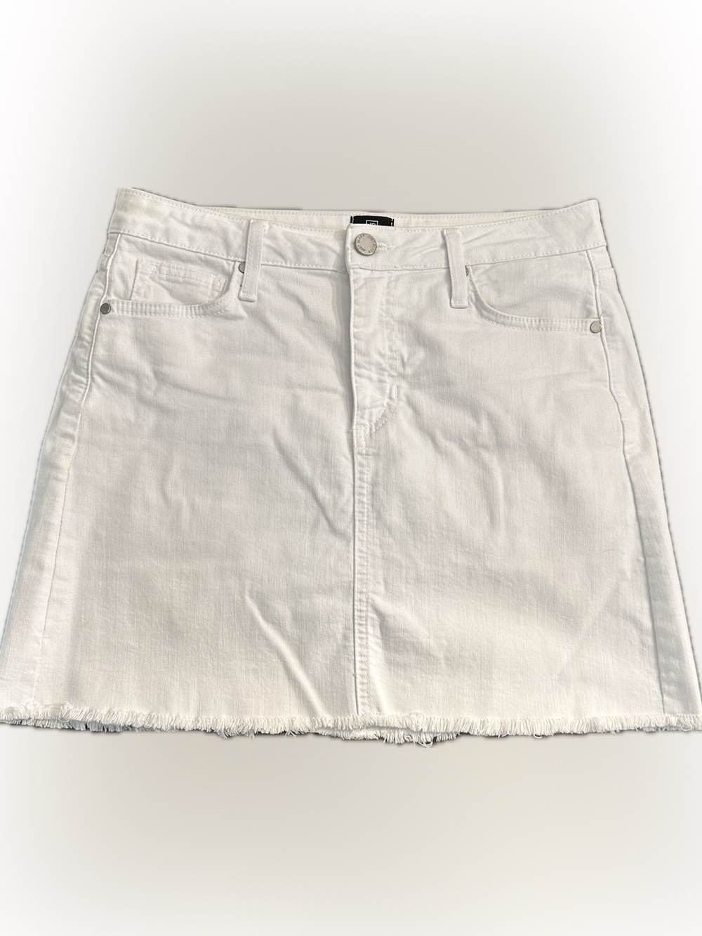 JustBlack White Denim Skirt